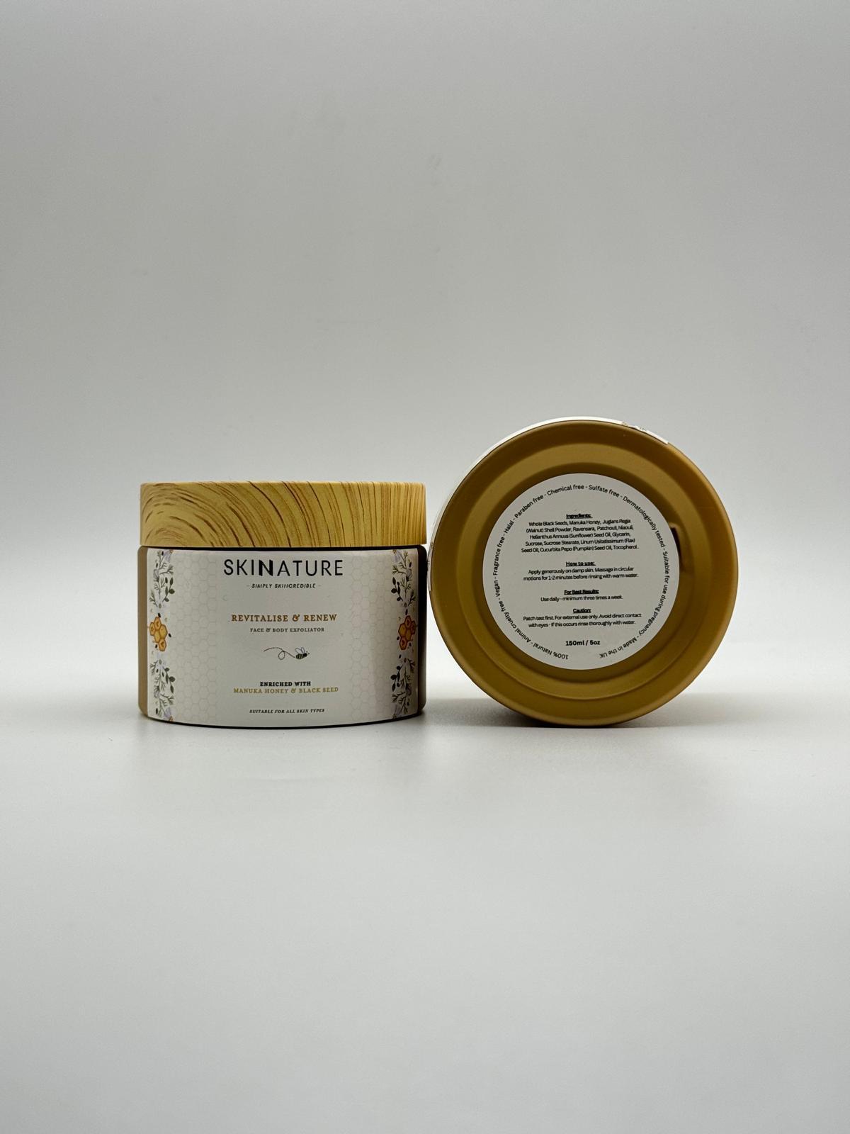 Skinnature™ Manuka and Black Seed Scrub